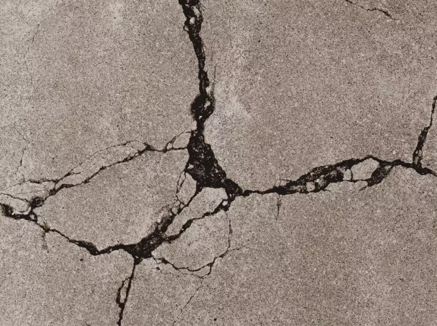 crack in concrete